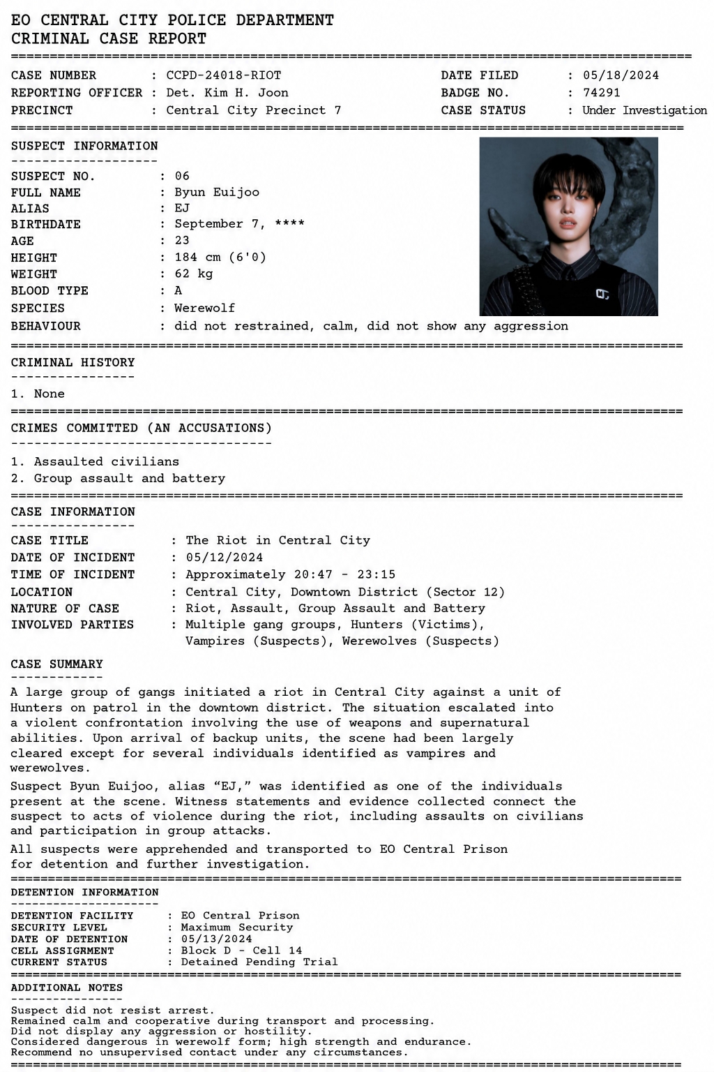 Suspect no. 6